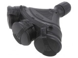 Conector Alimentare AC Mamă 2P PE 250V 16A pe Cablu