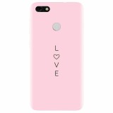Husa silicon pentru Huawei Y6 Pro 2017, Love