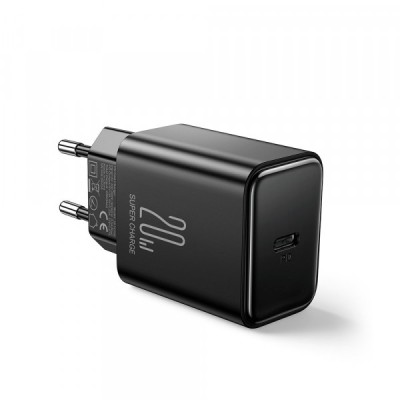 Incarcator Retea Joyroom JR-TCF06, 20W, 3A, 1 x USB-C, Negru foto