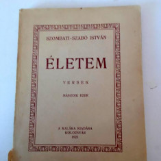 * Carte veche in Limba maghiara, din 1923, publicata la Cluj, Eletem Versek