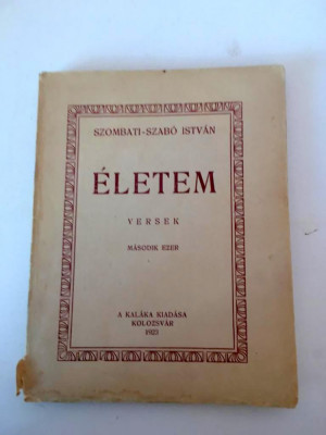 * Carte veche in Limba maghiara, din 1923, publicata la Cluj, Eletem Versek foto