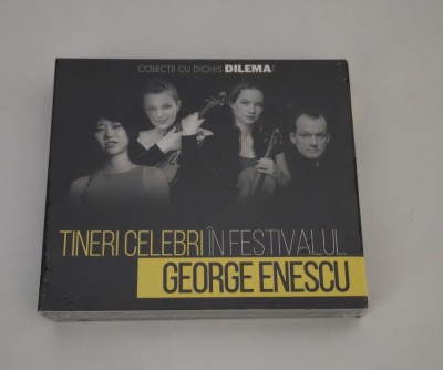 Cd Audio Tineri celebri la Festivalul George Enescu Set sigilat patru cd uri foto