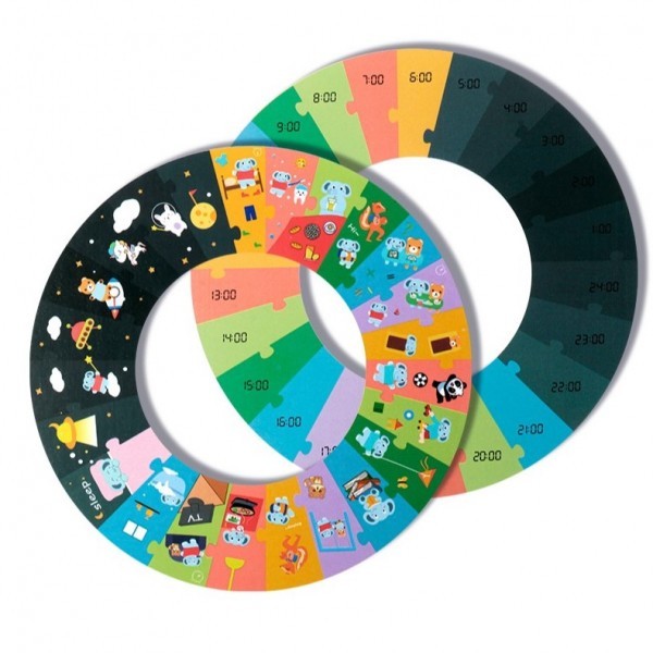 Puzzle Copii Circular Rutina Elefantului Kabi 0116 CWT