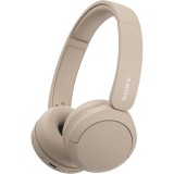 Casti On-Ear Sony WH-CH520C, Wireless, Bluetooth, Microfon, Bej