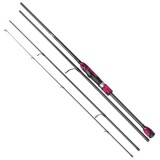 Lanseta spinning carbon Baracuda Kamikaze M-MH 2.4 m, A: 10-35 g, 4 tronsoane