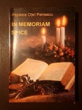 Aspazia Oțel Petrescu - In memoriam. Spice (2008)