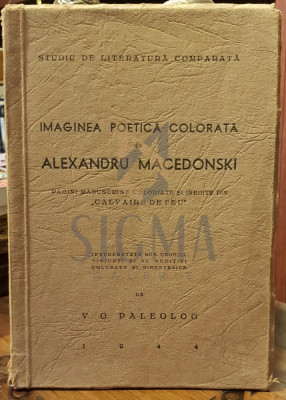 IMAGINEA POETICA COLORATA LA ALEXANDRU MACEDONSKI foto