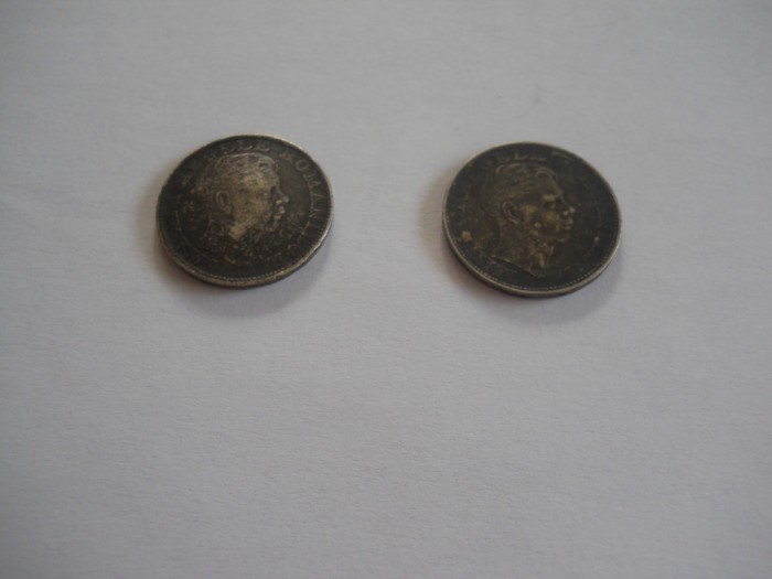 Moneda MIHAI I 200 LEI 1942 ARGINT 6g - 2 monede necuratate! utilizate!