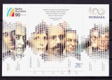 Cumpara ieftin RO 2018 LP 2218 &quot;Soc. Romana de Radio -90 de ani&quot;,colita 769,tiraj 4.200 , MNH, Nestampilat