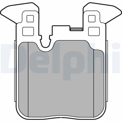 DELPHI LP2660 set placute frana,frana disc foto