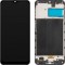 Display cu Touchscreen MP compatibil cu Samsung Galaxy M21 M215 / M30 M305 / M30s M307 / M31 M315, cu Rama, Versiune OLED, Negru
