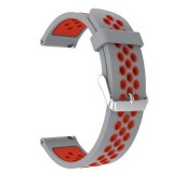 Cumpara ieftin Curea din silicon compatibila cu Garmin Venu 2, Telescoape QR, 22mm, Gray Ruby