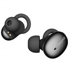Casti Wireless Bluetooth Stylish True-I In Ear, Izolare A Sunetului, Microfon, Negru foto