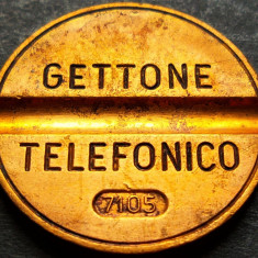 Moneda / Jeton Telefonic GETTONE TELEFONICO - ITALIA, anul 1971 *cod 2645