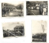 M1827N Sfințirea steagului național al Ungariei la Poiana Sărată/S&oacute;smező (azi &icirc;n județul Bacău), 1944, lot de 4 fotografii