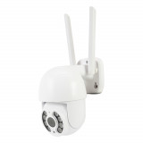 Camera supraveghere video wireless PNI IP454 WiFi, PTZ, 4MP, slot micro SD, stand-alone, alb