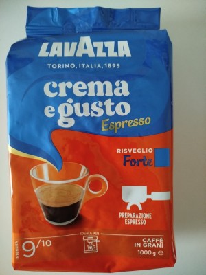 Cafea boabe Lavazza Crema e Gusto Espresso- 1kgx3buc foto