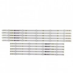 Set barete led , Televizor Philips 50 inch , 5 barete cu 5 led-uri si 5 barete cu 4 led-uri foto