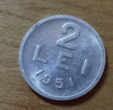 MNDRO10 moneda RPR Romania 2 lei 1951