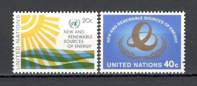 O.N.U.New York.1981 Noi forme de energie regenerabila SN.383