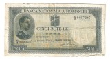 SV * Romania 500 LEI 1936 * Regele Carol II
