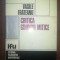 Critica gandirii mitice- Vasile Frateanu