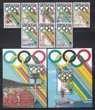 Grenada 1989 - C&acirc;știgătorii medaliei de aur la Jocurile Olimpice, Seul, Serie + 2 Colite, SET COMPLET RAR, MNH