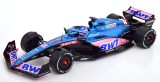 Macheta Alpine A522 Fernando Alonso Formula 1 2022 - Solido F1 1/18, 1:18