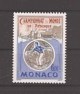 Monaco 1990 - Al 26-lea Campionat Mondial de petancă, MNH foto