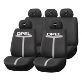 Set Huse Scaune Universale HLX1 Compatibile cu Opel &ndash; Negru/Gri