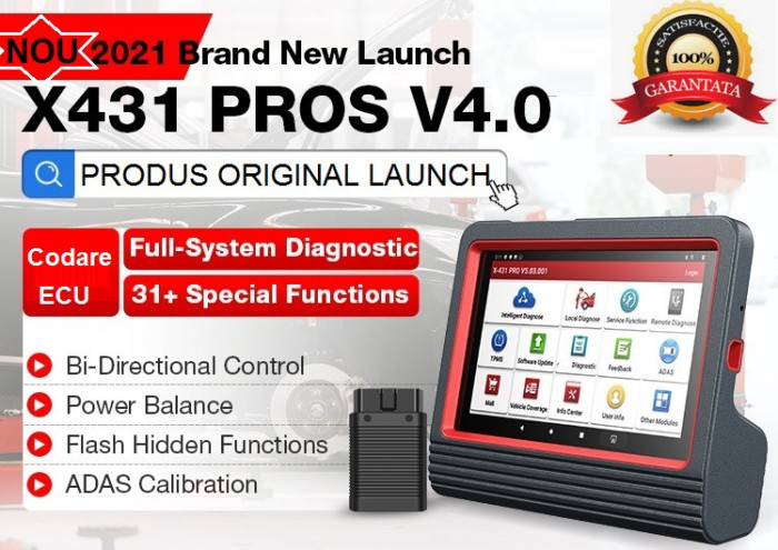 Launch X431 V PROS Tester Auto Original Codare, Programari, Update Online 24M