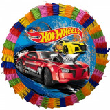 Pinata pentru petreceri, 35 cm, multicolora, model Hot Wheels