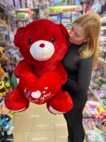 Urs rosu inimos urias 80cm