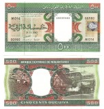 Mauritania 500 Ouguiya 2002 P-8 UNC Bancnota, Africa