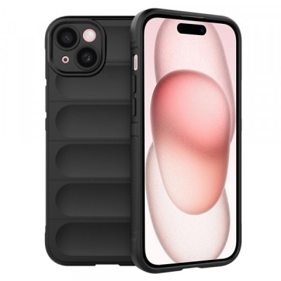 Husa pentru Apple iPhone 15, Techsuit, Magic Shield, Neagra foto