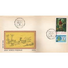 Romania 1973 - ziua marcii postale, FDC