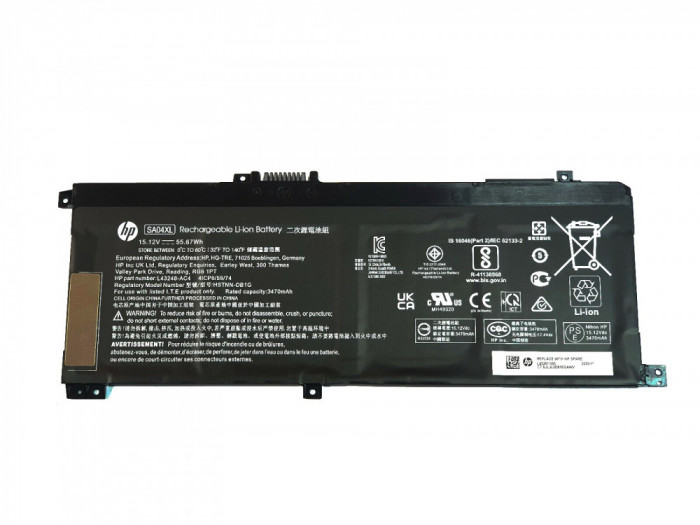 Baterie Laptop, HP, Envy X360 17-CG, 17M-CG, 17T-CG, SA04XL, 15.12V, 3470mAh, 55.67Wh