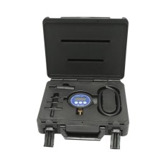 Trusa tester digital presiune combustibil si vacuum Breckner Germany, manometru 3-20 PSI, vacuum pana la 30 inHg, afisaj iluminat, acuratete +/- 3%