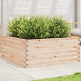 Cumpara ieftin Jardinieră de grădină, 110x110x46 cm, lemn masiv de pin