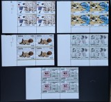TIMBRE ROMANIA LP1624/2003 Centenar F.I.F.A.-2004 Bloc de 4 MNH, Nestampilat