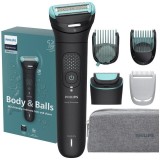 Aparat de ras si tuns corporal cu sita metalica hipoalergenica PHILIPS BG7470/15, autonomie 120 min, functie incarcare rapida, cap de ras iluminat