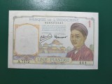 INDOCHINA 1 PIASTRE 1946 EXCELENTA