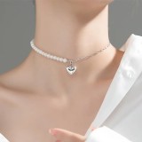 Cumpara ieftin Lant Argint Personalizat cu Zale și Perlă, --- Model Inima-- Love cod arg370X, Argintboutique