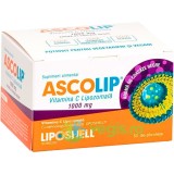 Ascolip - Vitamina C Lipozomala cu Aroma de Coacaze Negre 1000mg Liposhell 30 plicuri