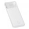 Baterie Externa Baseus Bipow, 10000mAh, 15W, 1 x USB-C - 2 x USB-A, Alba PPBD050002