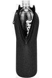 Manșon de sticlă de apă de unică folosință pentru Smartwater/LIFEWTR 33.8 Fl Oz, neopren izolat, negru