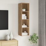 vidaXL Cabinet TV stejar artizanal 37 x 37 x 142.5 cm Lemn compozit