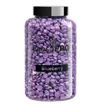 Ceara epilat elastica granule, SensoPro, Premium, Blueberry, 400 g foto