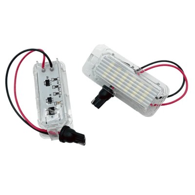 Set 2 lampi numar led canbus alb-rece 6000k pentru Ford Focus Fiesta Fusion Mondeo Kuga Ka Ranger Galaxy Transit Turneo foto