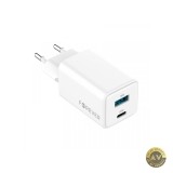 Incarcator Retea Forever TC-08-45AC 45W 3A 1 x USB-A - 1 x USB-C Alb